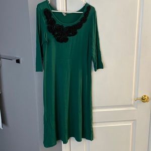Green jersey Hanna Andersson dress